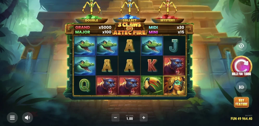 3 Claws of Aztec Fire Slot