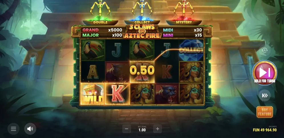 3 Claws of Aztec Fire Slot